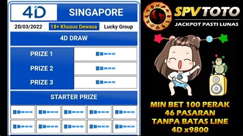 Live Draw Singapore Hari Ini Minggu Maret Live Draw Sgp