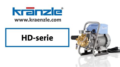 KRAENZLE HD 9 80 TS HD 12 130 TS Hogedrukreiniger Koudwater HD