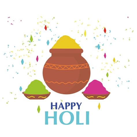 Premium Vector Happy Holi Vector Design Illustration