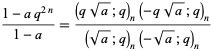 q-Pochhammer Symbol -- from Wolfram MathWorld