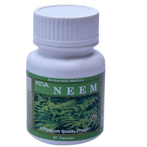 Keva Neem Capsules At Rs 299 Neem Leaf Capsule In Agartala Id