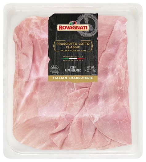 Prosciutto Cotto Classic Italian Cooked Ham Rovagnati US