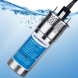 DCHOUSE 12V DC Stainless Solar Powered Submersible Water Well Pump 135