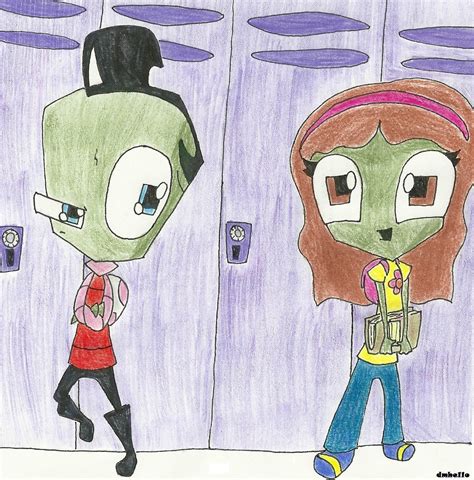 Zim And Meg Invader Zim FanCharacters Fan Art 29729894 Fanpop