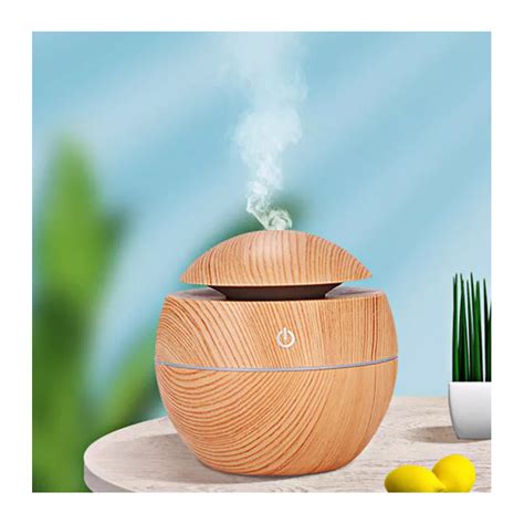 Humidificador Led Esencia Difusor De Aromas Usb 7 Colores Colores Beige