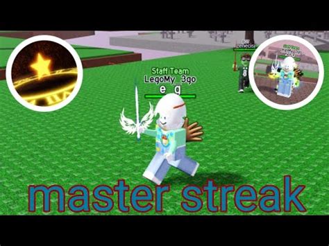 New Master Streak Sword Killstreak Sword Fighting Youtube