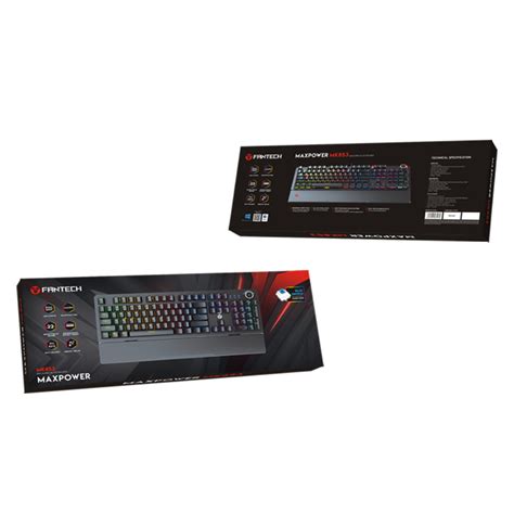 Fantech MAXPOWER MK853 Red Switch RGB Mechanical Keyboard Vibe Gaming