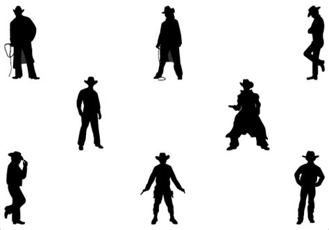 Free Cowboy Silhouette, Download Free Cowboy Silhouette png images ...