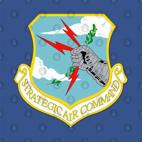 Vintage Strategic Air Command Emblem Sac T Shirt Teepublic