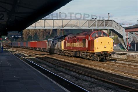 Rail Photoprints Class 37 6 37668 Totnes 300398 Rpc545