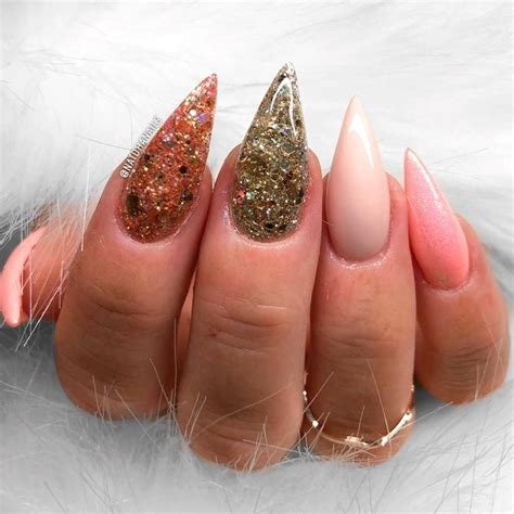 Short Stiletto Nails Seeking Attention