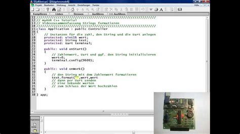 Videozusammenfassung Myavr C Tutorial String Formatierung Youtube