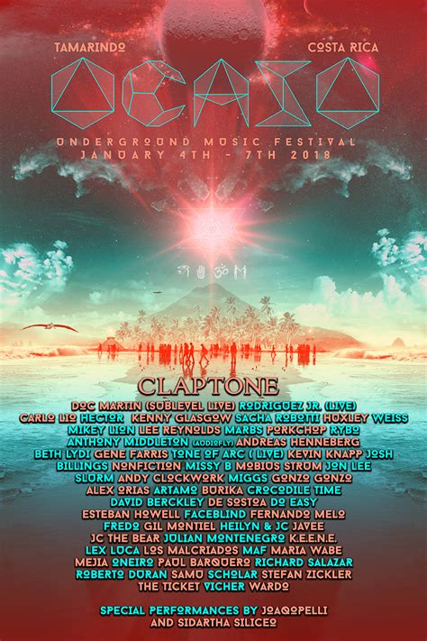 Ocaso Underground Music Festival 2018 Announces Full Lineup EDM Identity