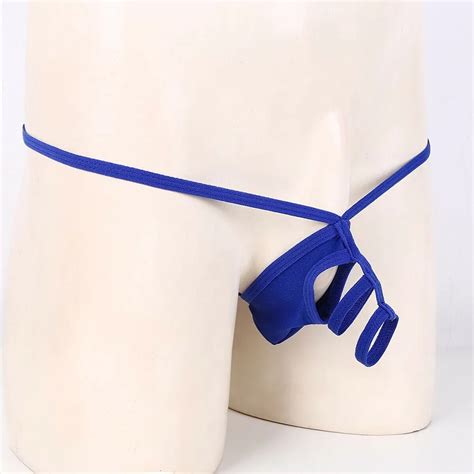 Men S G String Thong Bikini Open Briefs Sexy Comfy Breathable Underwear T Back