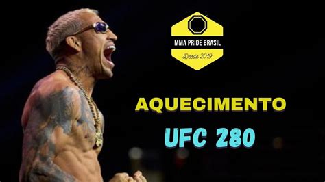 AQUECIMENTO UFC 280 AO VIVO CHARLES DO BRONX X ISLAM MAKHACHEV NA