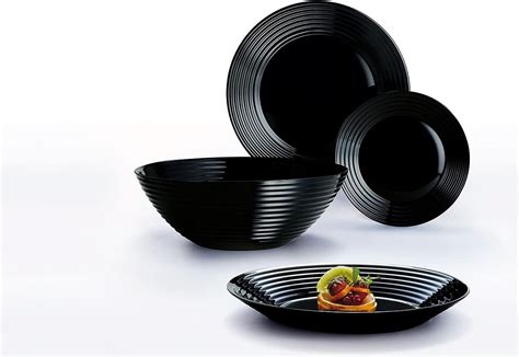 Arc International France Harena Dinner Set Black Units