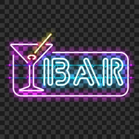 Neon Bar Sign Stock Photo Image Of Club Glow Electric 554518