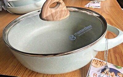 Masterclass Premium Collection Low Casserole Lid Cookware Sage