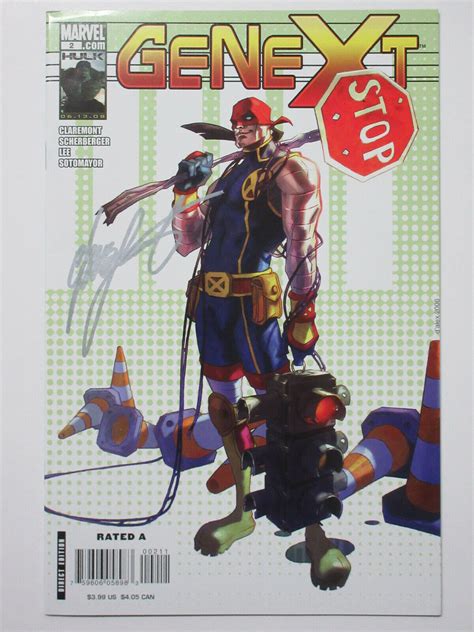 GeNext 1 5 Marvel 2008 Signed By Chris Claremont New Generation