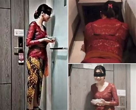 Pemeran Video Porno Wanita Kebaya Merah Yang Viral Telah Ditangkap