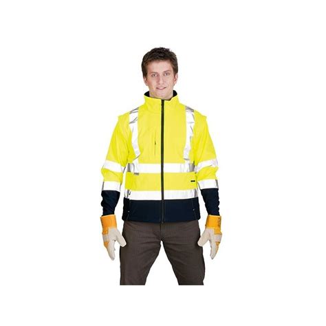 Veste Softshell Aneto Haute Visibilit Jaune