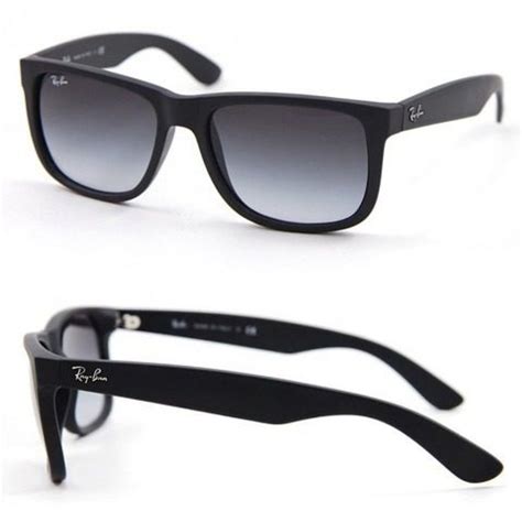 Oculos De Sol Feminino Masculino Rb4165 Justin Preto Polarizado Lentes