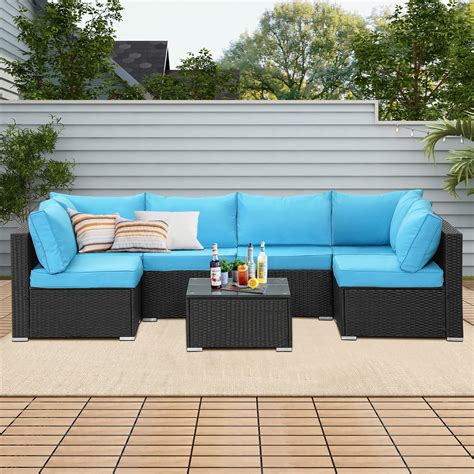 6 Person Rattan Patio Furniture Sets at Lowes.com