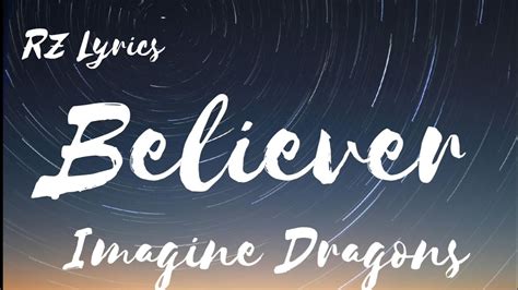 Believer | Lyrics | Imagine Dragons - YouTube