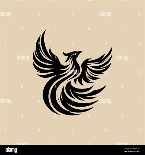 Elegant Phoenix Bird Logo Design: Timeless and Majestic Symbolism for a Distinguished Brand ...