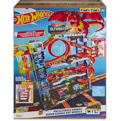 Hot Wheels Pista De 4 Pistas Hot Wheels Pista Loop 4 Peketitos