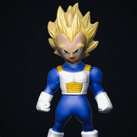 Vegeta Dragon Ball 3d Printable Free 3d Model 3d Printable Cgtrader