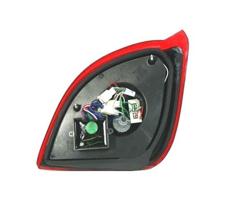 Farolins Traseiros Led Para Ford Fiesta Mk Vermelho Cromado S O