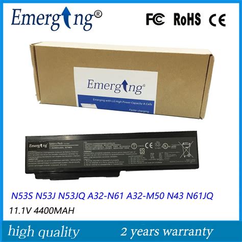 4400mah New Laptop Battery for ASUS N53S N53J N53JQ A32 N61 A32 M50 N43 ...