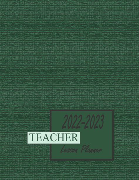 Buy Teacher Lesson Planner 2022 2023 Cute Teacher Lesson Planner 2022