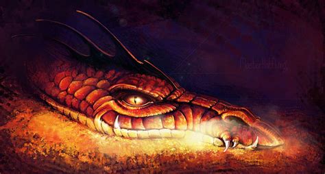 Smaug The Dragon By Masterhalfling On