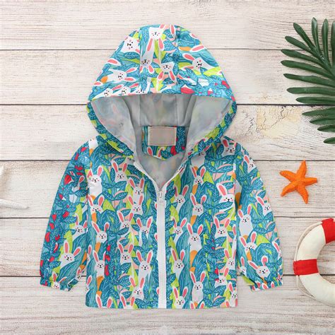 TMOYZQ Toddler Boys Girls Lightweight Waterproof Windbreaker Jacket ...