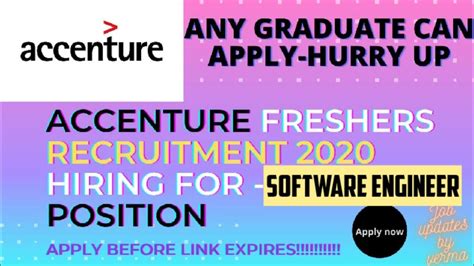 Accenture Off Campus Drive 2020 For 2019 2020 Batch Hiring Freshers