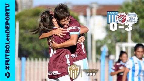 Racing Uai Urquiza Resumen Y Goles Campeonato Femenino Ypf