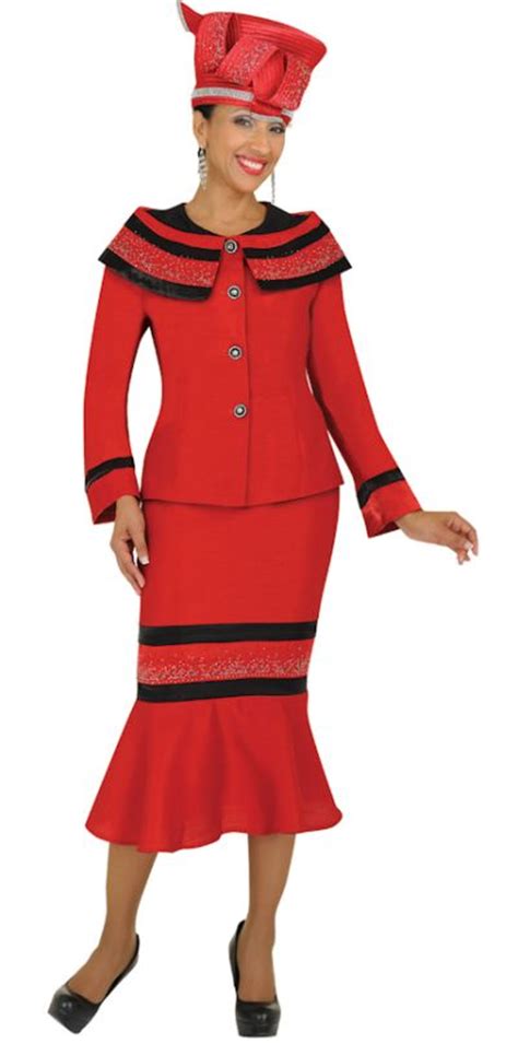 Gmi G Womens Two Tone Church Suit French Novelty