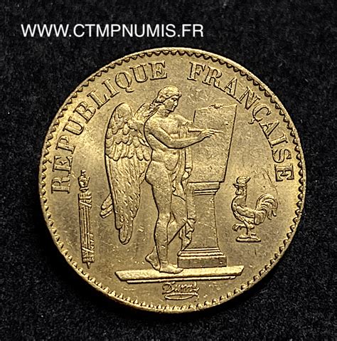 Francs Or Genie Iii Republique A Paris Sup Ctmp Numis