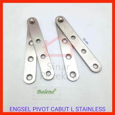 Jual Engsel Pivot Cabut L Stainlesss Putar Samping Pintu Lemari