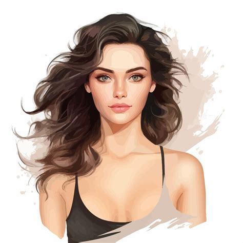 Vector De Belleza Y Mujer E Ilustración Vector Premium