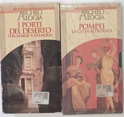 Vhs I Segreti Dell Archeologia I Poeti Del Deserto Pompei Sigillato