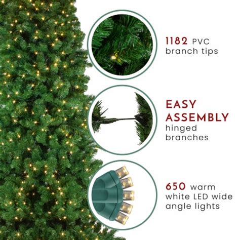 Northlight 75 Pre Lit Slim Olympia Pine Artificial Christmas Tree Warm White Lights 4 Kroger