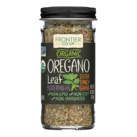 Frontier Herb Oregano Leaf Organic Flakes Cut And Sifted Fancy Grade