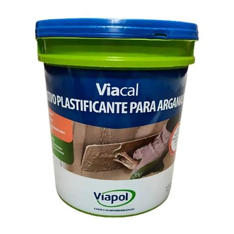 Aditivo Plastificante Viacal 18L Viapol