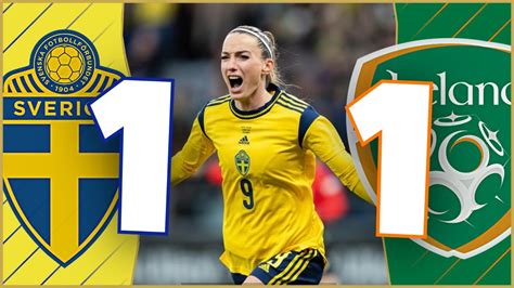 Sverige Irland Vm Kval Damer April G Teborg Gamla