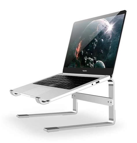 Aluminum Aluminium Portable Laptop Stand For Desk Ergonomic Riser For