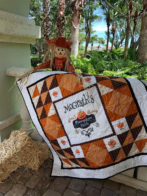 Pumpkin Patch Quilt Pattern - Etsy