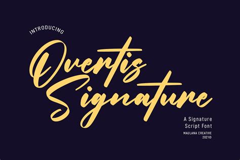 Descargar Fuente Overtis Signature Gratis En Ifont